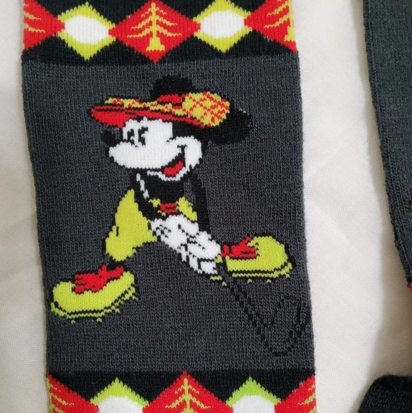 GOLF Disney Socks Never worn, NWOT, black/gray Mickey Mouse - Picture 1 of 6